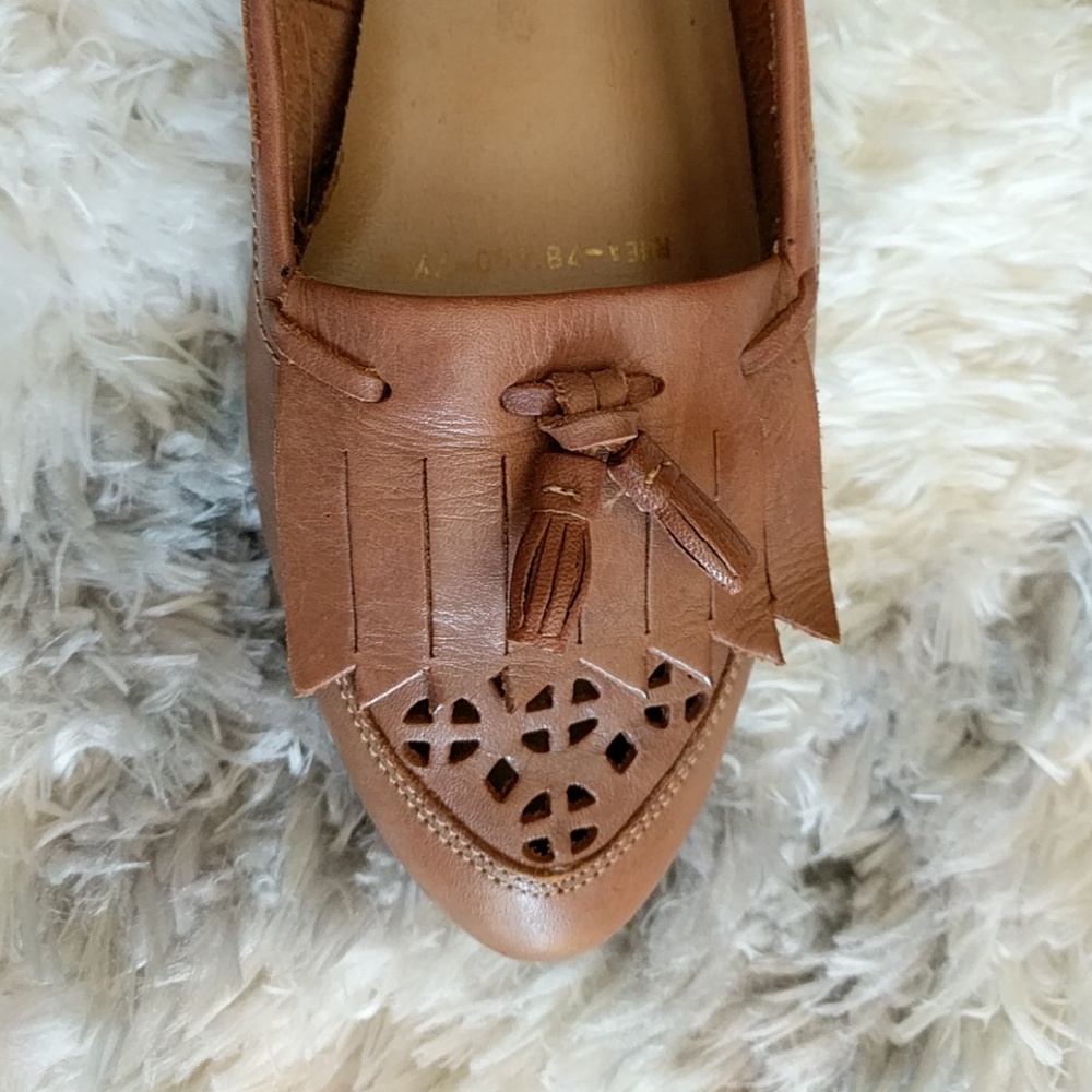 Vintage Genuine Leather Flats